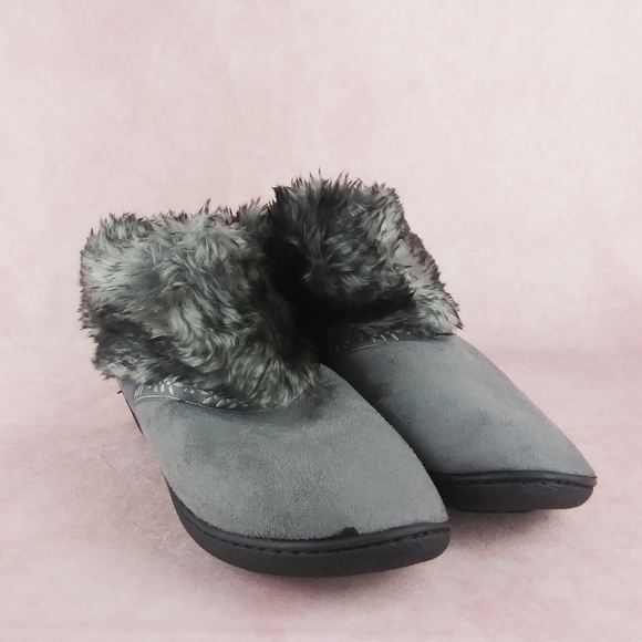 Isotoner Microsuede Addie Boot Slippers